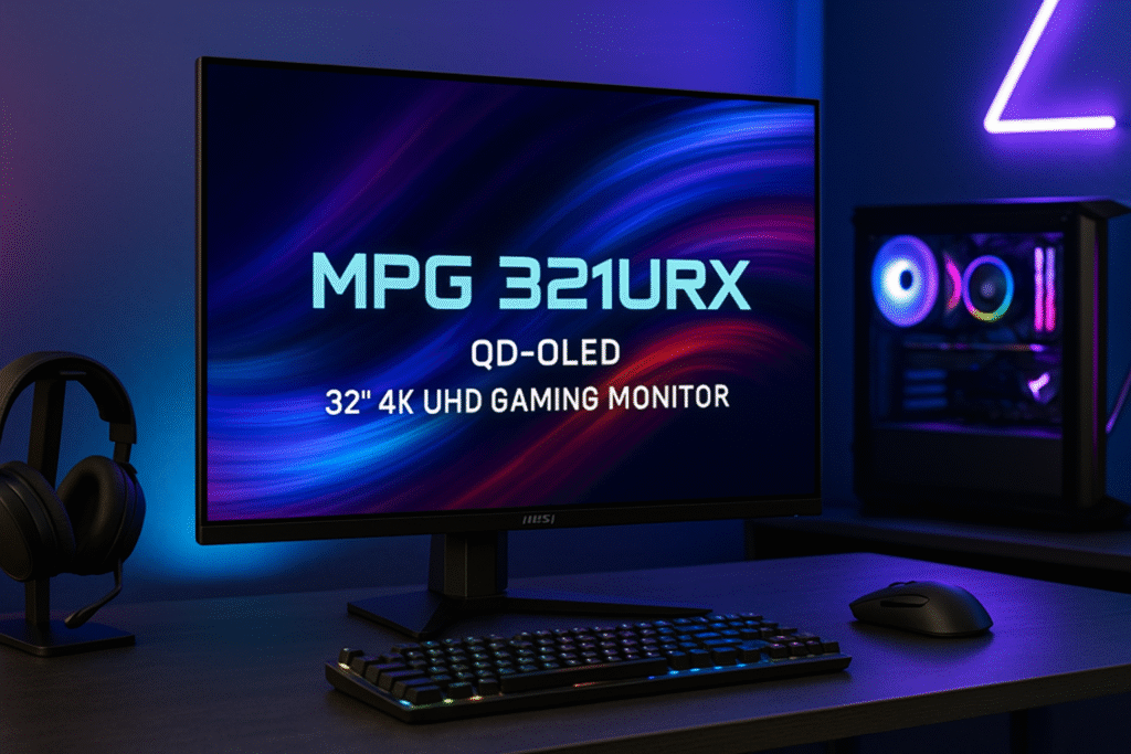 MSI MPG 321URX QD-OLED 32" 4K UHD Gaming Monitor